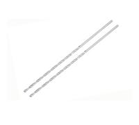 TA-VIGOR 2Pcs 3mm Extra Long Twist Drill Bits, 160mm Length High-Speed Steel HSS Straight Shank Spiral Drill Bits for Wood Metal Aluminum Plastic