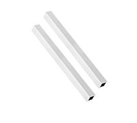 TA-VIGOR 2Pcs 6063 Aluminum Square Tube, 15mm x 15mm x 2mm Wall Thickness 200mm Length Seamless Straight Pipe Rectangular Tubing for Industrial Housing Construction