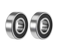 TA-VIGOR 2Pcs 6204-2RS Deep Groove Ball Bearings, Z2 20mm x 47mm x 14mm Double Sealed Industrial Bearings, Chrome Steel Skateboard Bearings for Motor Electrical Instrument Equipment