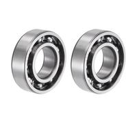 TA-VIGOR 2Pcs 6205 Deep Groove Ball Bearings, Z1 25mm x 52mm x 15mm Industrial Bearings, CN Open Type Chrome Steel Skateboard Bearings for Motor Electrical Instrument Equipment
