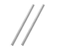 TA-VIGOR 2Pcs 6mm x 150mm Stainless Steel Round Rods, Metal Solid Round Shaft Rods Lathe Bar Stock for DIY Crafts Car Helicopter Airplane Model