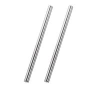 TA-VIGOR 2Pcs 8mm x 200mm Stainless Steel Round Rods, Metal Solid Round Shaft Rods Lathe Bar Stock for DIY Crafts Car Helicopter Airplane Model