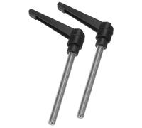 TA-VIGOR 2Pcs Adjustable Clamping Lever Handles, M8 x 80mm Locking Quick Release Push Button Ratchet Screw Knobs, 304 Stainless Steel Male Thread Stud Bolts Handle for Machinery & Equipment