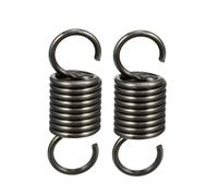 TA-VIGOR 2Pcs Extension Compressed Spring,2.5mm Wire Diameter, 20mm Outer Dia, 60mm Free Length Steel Dual Hook Tension Spring for DIY Repair, Mechanical Equipment, Industrial Use