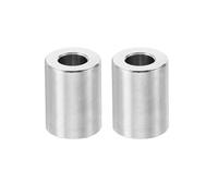 TA-VIGOR 2Pcs M6 Aluminum Spacer, 6.2mm ID x 12mm OD x 20mm Length Metal Round Standoff Bushing Plain Finish Spacer for Mechanical and DIY Projects for M6 Screws Bolts and Rods