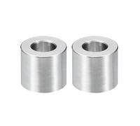 TA-VIGOR 2Pcs M8 Aluminum Spacer, 8.2mm ID x 16mm OD x 16mm Length Metal Round Standoff Bushing Plain Finish Spacer for Mechanical and DIY Projects for M8 Screws Bolts and Rods