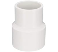TA-VIGOR 2Pcs PVC DWV Reducing Coupling, 40mm x 32mm Socket Pipe Fitting Adapter for Duct Reducer and Water Supply Plumbing Systems, White