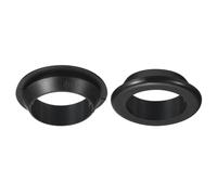 TA-VIGOR 2Pcs Rubber Grommets, 40mm ID 35mm Drill Hole Double Sided Hollow Wire Gasket Plug, Electrical Cable Hole Protectors for Office, Home, Automotive