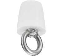 TA-VIGOR 2Pcs Rubber Tapered Plug, 19mm to 26mm Solid Bathtub Bungs Stopper with Ring, Tapered Lab Seal Rubber Stoppers Test Tube Bungs for Test Tubes, Water Pipe, Drainage Hole, White