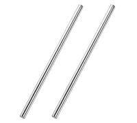 TA-VIGOR 2Pcs Stainless Steel Round Rods, 5mm x 150mm Metal Solid Round Shaft Rods Lathe Bar Stock for DIY Crafts Car Helicopter Airplane Model
