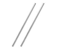 TA-VIGOR 2Pcs Stainless Steel Round Rods, 5mm x 250mm Metal Solid Round Shaft Rods Lathe Bar Stock for DIY Crafts Car Helicopter Airplane Model