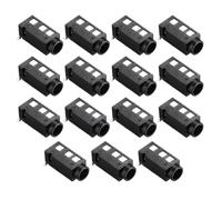 TA-VIGOR 3.5mm Audio Jack Connector PCB Mount 4 Pin Female Socket PJ-320 Replacement Audio PCB Connectors for Headphones Media Players and AV Equipment 15pcs