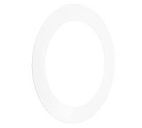 TA-VIGOR 3.97" ID Plastic Trim Ring, Goof Rings Light Fixture Cover for Ceiling Wall Recessed Can Downlights