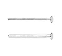 TA-VIGOR 3 Inch Door Hinge Pins, Removable Door Hinge Interior Hinge Security Pins Replacement for Wood Residential Door, Silver 2 Pack