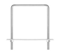 TA-VIGOR 3 sets M10 Square U-Bolts, 152mm Inner Width 200mm Length 304 Stainless Steel U-Bolts with Nut, Plate for Attaching Piping Conduit Cable Tube Brackets Boat Trailer