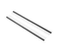TA-VIGOR 30 Pcs 2.54mm Pitch 40 Pin Single Row Straight Male Pin Header 11mm Length PCB Connector Strip