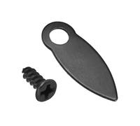 TA-VIGOR 30 Pcs Frame Turn Buttons with Screws, Metal Drop Shape Picture Frame Clips and Backing Hardware for Hanging Pictures, Photos, Drawings and Posters, Black