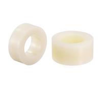 TA-VIGOR 300Pcs Nylon ABS Round Plastic Spacer Washer, ID 8.2mm OD 14mm L 5mm Plastic Non Threaded Column Standoff Support Insulation Spacers for Electrical Screws, Switch and Receptacle