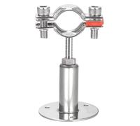 TA-VIGOR 304 Stainless Steel Adjustable Pipe Support Bracket, Wall and Ceiling Mount Pipe Clamp Holder for 25-27mm Tubes, Heavy Duty Tube Clamp with Mounting Parts