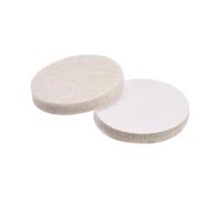 TA-VIGOR 30Pcs 32mm Round Felt Furniture Pads, Self-Adhesive Floor Protectors for Wooden Floors, Non-Slip Pads, Anti-Scratch Beige Pads for Sofas, Desks, Cabinets