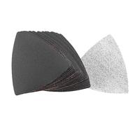 TA-VIGOR 30Pcs 400 Grit Triangular Sandpaper, 90mm Hook and Loop Sanding Pad Fit 3-1/2 Oscillating Multi-Tool, Electrostatic Sand Planting Sanding Paper Silicon Carbide for Wet and Dry Use