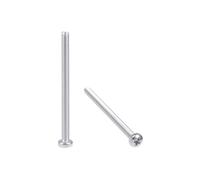 TA-VIGOR 30Pcs Cross Pan Head Machine Screws, M3x40mm Phillips Round Head Screws Bolts for Machinery, Furniture, Car, Motorcycle Repair, Electronic Products, Ship Assembly, and DIY