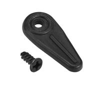 TA-VIGOR 30Pcs Indicator Shape Frame Turn Buttons with Screws, 19mm Plastic Picture Frame Clips and Backing Fixing Hardware for Hanging Photo Frames, Posters and Drawings - Black