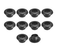TA-VIGOR 30Pcs Rubber Grommets, 10mm ID 8mm Drill Hole Double Sided Hollow Wire Gasket Plug, Electrical Cable Hole Protectors for Office, Home, Automotive
