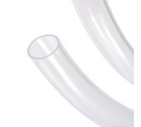 TA-VIGOR 32mm ID 38mm OD PVC Clear Vinyl Tubing, 2M Length Plastic Tube, Food Grade Flexible Water Pipe for Transfer Water, Oil, Air, Garden Irrigation, Water Hose, Fish Tank, Aquarium