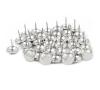 TA-VIGOR 35 Pack Decorative Upholstery Tacks - 14mm Nickel Nailhead Trim, Silver Upholstery Nails for Furniture, Chairs, Headboards & DIY Projects