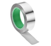 TA-VIGOR 35mm Aluminium Foil Tape Double Sided Conductive, High Temperature HVAC Duct Tape for Sealing & Patching, Conductive, Flame Retardant, Waterproof for Hot/Cold Air Ducts, Metal Repair