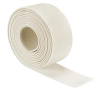 TA-VIGOR 38mm Twill Wide Elastic Band, 1.5 inch 2 Yard Double-Side Woven Elastic Bands Knit, Flat Polyester Elastic Spool Heavy Stretch Strap Knitting for Sewing Crafts Waistband, Cream White
