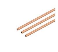 TA-VIGOR 3Pcs Copper Round Tube, 2mm OD 0.2mm Wall Thickness 300mm Long Straight Pipe Tubing for Hobbies, Crafts, Building Models, Building Decorations, Frames, Industrial, Gardening Products
