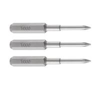 TA-VIGOR 3pcs Y000 Tri Wings Screwdriver Bits, 5/32" Hex Shank Magnetic 3 Point Y-Shaped Security Screwdriver Bits 35mm S2 Steel Hex Bits for Electric Screwdriver Cordless Drill Precision Repair
