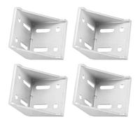 TA-VIGOR 4 Pcs Inside Corner Bracket Gussets 78x78x79mm 8080 L Shape Angle Connectors for 4080/8080 Series Aluminum Extrusion Profiles