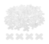 TA-VIGOR 400Pcs Tile Spacers, 6mm 1/4" Cross Shape Wall Floor Tiling Tools, Reusable Hard Plastic Spacers for Ceramic Porcelain Mosaic Slab Tile Installation and Grout Line Gaps, White
