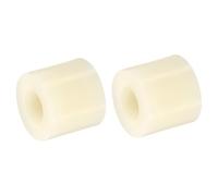 TA-VIGOR 48Pcs Nylon ABS Round Plastic Spacer Washer, ID 5.3mm OD 11mm L 10mm Plastic Non Threaded Column Standoff Support Insulation Spacers for Electrical Screws, Switch and Receptacle