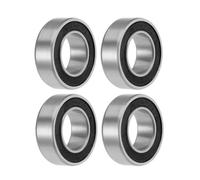 TA-VIGOR 4Pcs 173110-2RS Deep Groove Ball Bearings, Z2 17mm x 31mm x 10mm Double Sealed Industrial Bearings, Chrome Steel P0(ABEC1) Skateboard Bearings for Motor Electrical Instrument Equipment