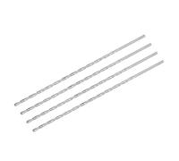 TA-VIGOR 4Pcs 4mm Extra Long Twist Drill Bits 200mm HSS Straight Shank