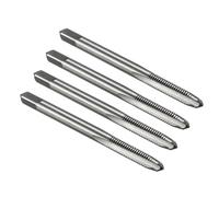 TA-VIGOR 4Pcs M4 x 0.7mm Metric Thread Taps, H2 High Speed Steel Straight Flute Tap Right Hand Threading Tapping Repair Tools
