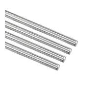 TA-VIGOR 4Pcs M8 x 140mm Fully Threaded Rod, 304 Stainless Steel Studding Rod Bar, Right Hand Threads Rods for Anchor Bolts, Clamps, Hangers and U-Bolts