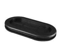 TA-VIGOR 4Pcs Oval Rubber Grommet, 100 x 50mm Double Sided Rubber Hole Plug Closed Grommets Electrical Wire Gasket for Wire Cable Protection