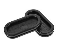 TA-VIGOR 4Pcs Oval Rubber Grommets 20 x 45mm Double Sided Hole Plugs