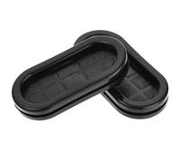 TA-VIGOR 4Pcs Oval Rubber Grommets 20 x 50mm Double Sided Hole Plugs