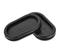 TA-VIGOR 4Pcs Oval Rubber Grommets 46 x 23mm Double Sided Hole Plugs