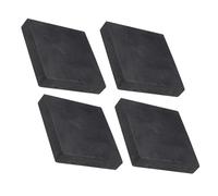 TA-VIGOR 4Pcs Rubber Anti Vibration Pads, 100mm x 100mm x 20mm (LWT) - Heavy Duty Non-Slip Isolation Mats for Washing Machine, Air Conditioner, Compressor, Dryer and HVAC Equipment