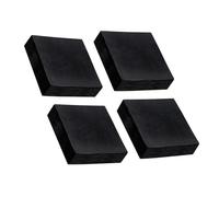 TA-VIGOR 4Pcs Rubber Anti Vibration Pads, 50mm x 50mm x 15mm (LWT) - Heavy Duty Non-Slip Isolation Mats for Washing Machine, Air Conditioner, Compressor, Dryer and HVAC Equipment