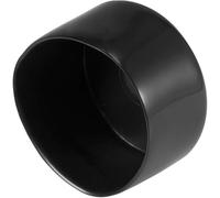 TA-VIGOR 4Pcs Rubber End Caps, 65mm ID Round Flexible Screw End Caps Thread Protectors, Black Vinyl Bolt Covers Rubber Covers for Screws, Tubes, Cables, Wires, etc
