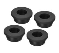 TA-VIGOR 4Pcs Rubber Grommet Mount Dia 26mm, Round T Type Silicone Grommet Seal Protection Flexible Hole Plug for Cable Pipe for Organizing and Protecting Cord