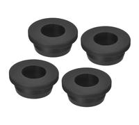 TA-VIGOR 4Pcs Rubber Grommet Mount Dia 27mm, Round T Type Silicone Grommet Seal Protection Flexible Hole Plug for Cable Pipe for Organizing and Protecting Cord